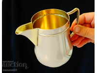 English silver plated jug, marked.