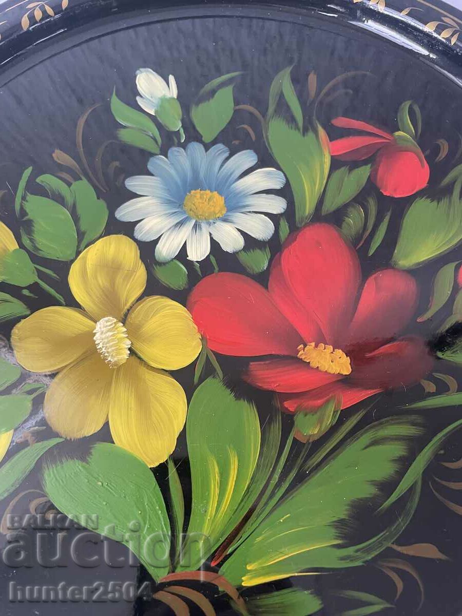 Tray - diam. 31 cm. USSR with price 44.95 BGN | € 22.98 Tray - diam. 31 cm. USSR with price 44.95 BGN | € 22.98
