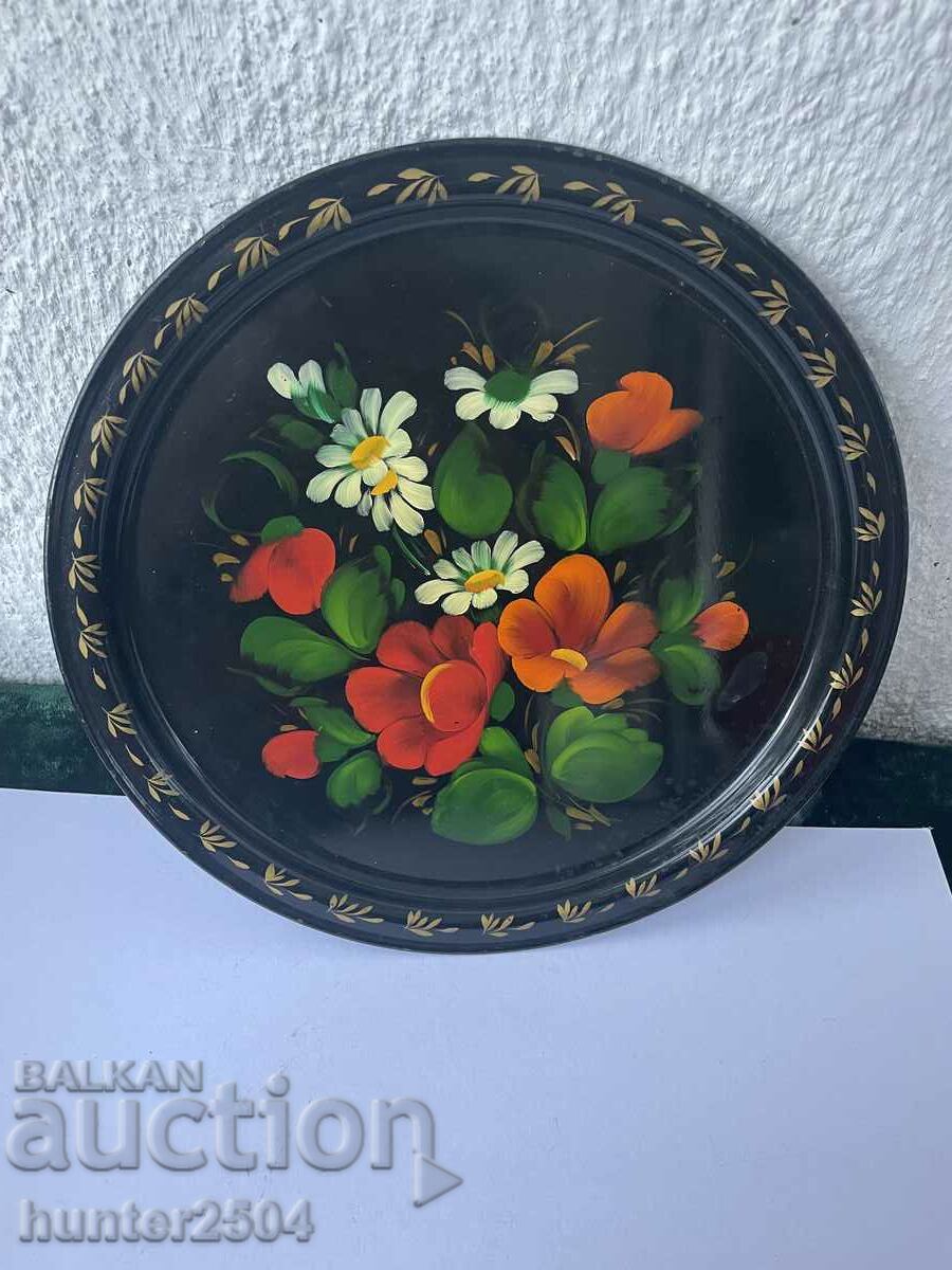 Tray - diam. 31 cm. USSR