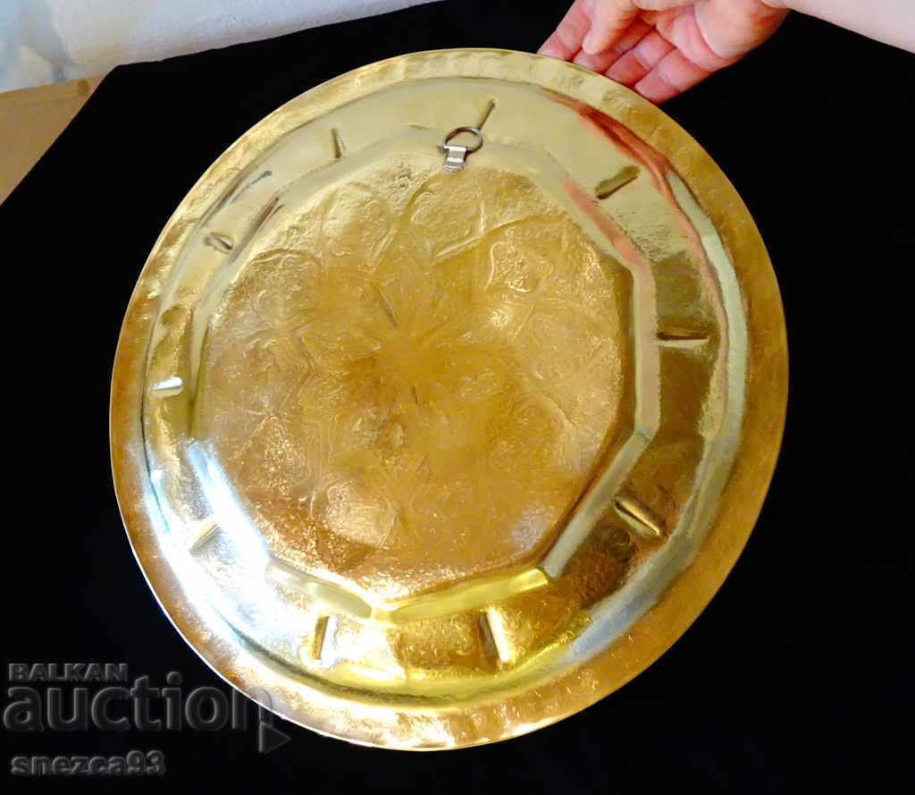 Antique Persian tray, platter 850 gr - 5