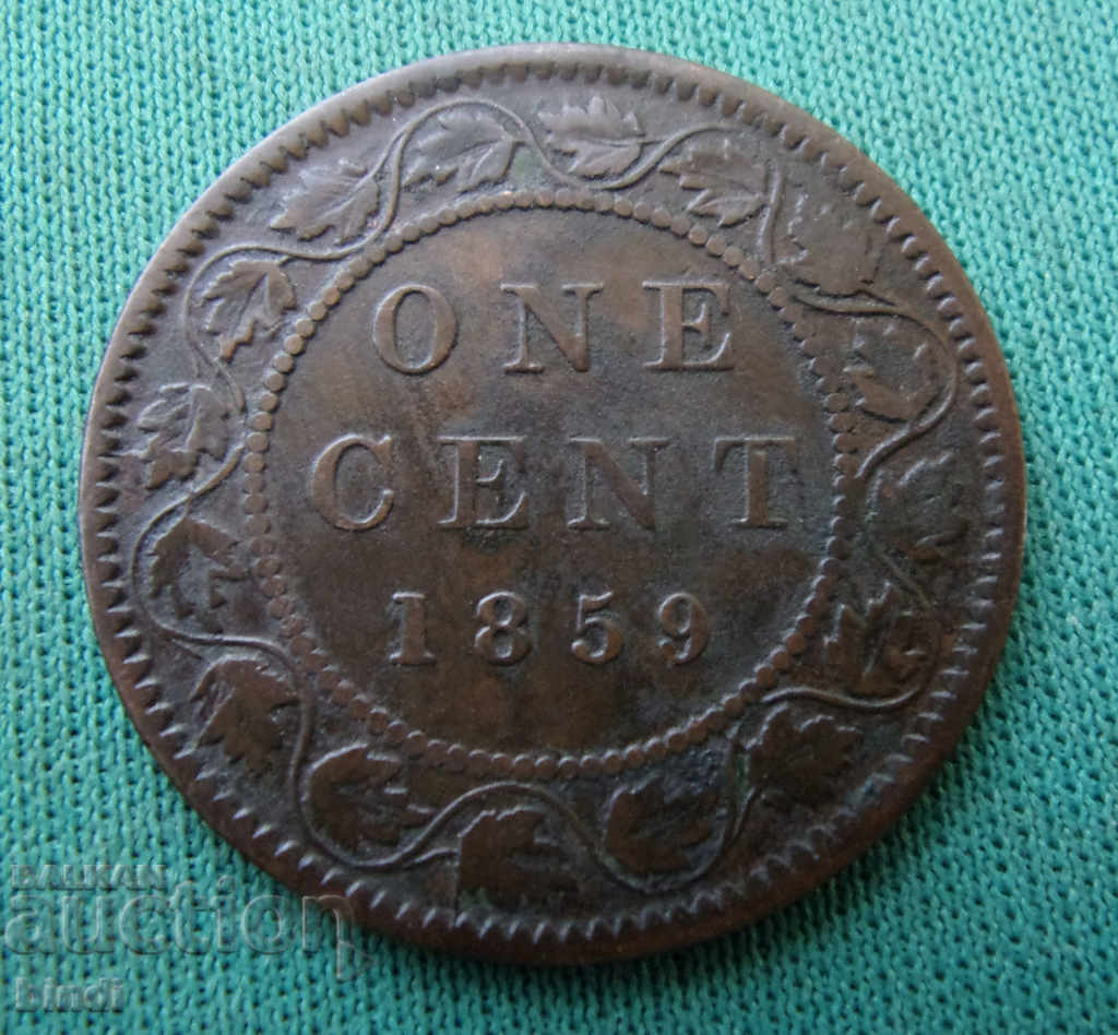 Канада  1  Цент  1859  Rare