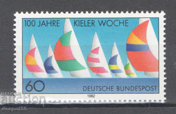1982. FRG. 100 g. sailing regatta