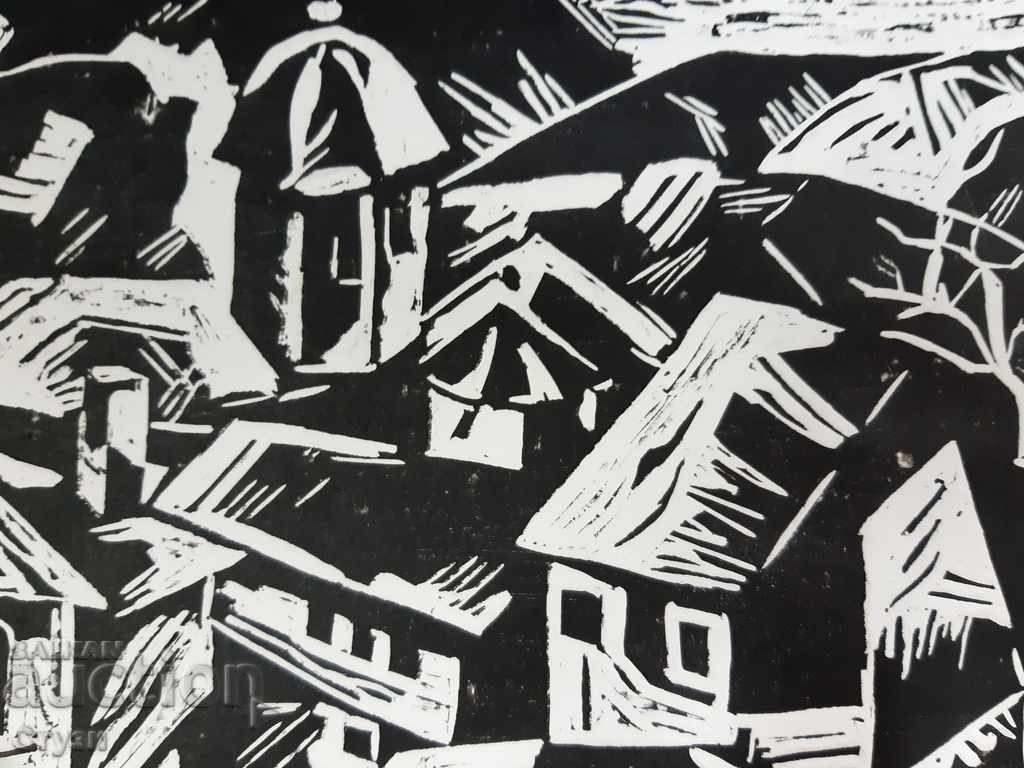 Original graphic by Adelina Lukanova, 25.5 x 36 cm - 5 Original graphic by Adelina Lukanova, 25.5 x 36 cm - 5