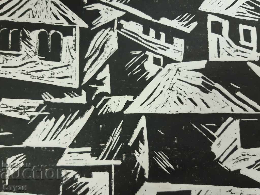 Original graphic by Adelina Lukanova, 25.5 x 36 cm - 6 Original graphic by Adelina Lukanova, 25.5 x 36 cm - 6