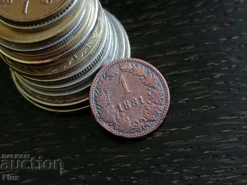 Coin - Austria-Hungary - 1 Kreuzer 1881