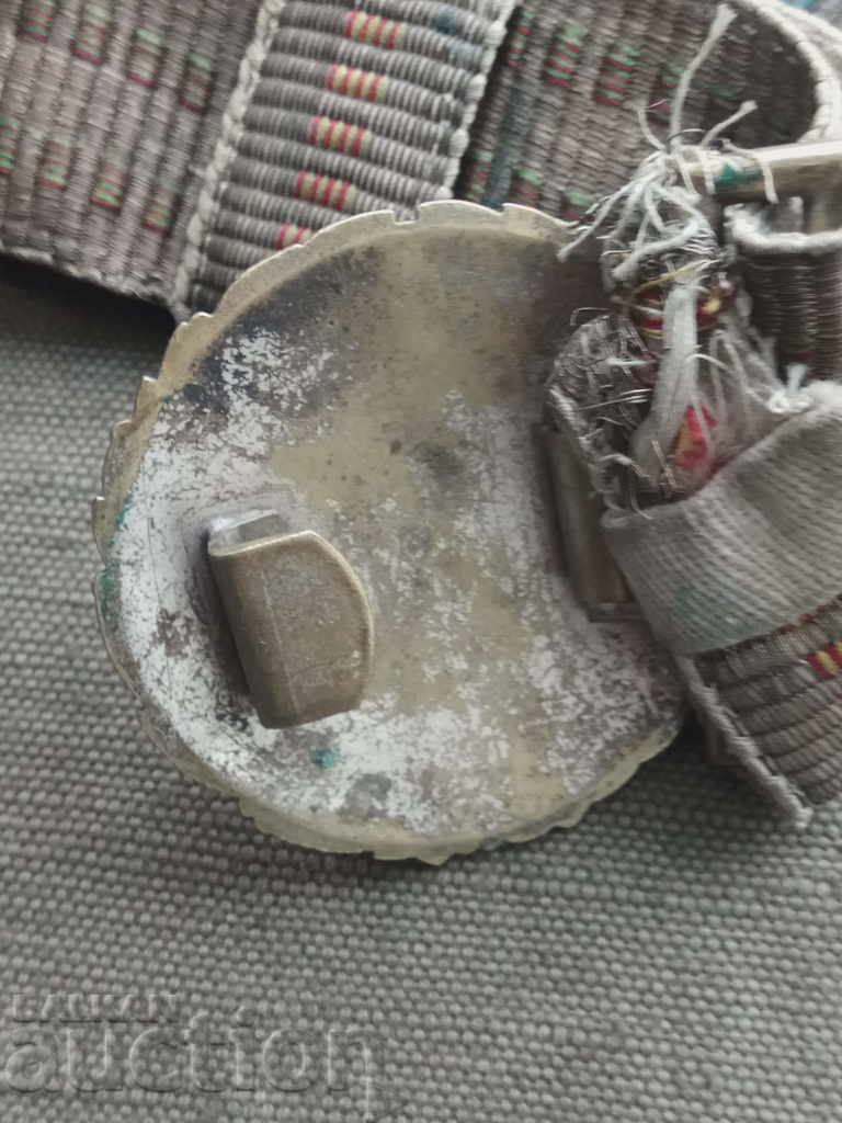 Auction  Royal tinsel parade officer's belt / buckle