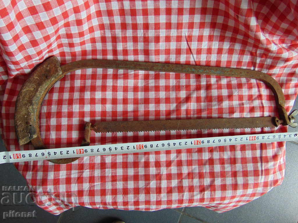 Authentic old forged hacksaw saw - 5 Authentic old forged hacksaw saw - 5