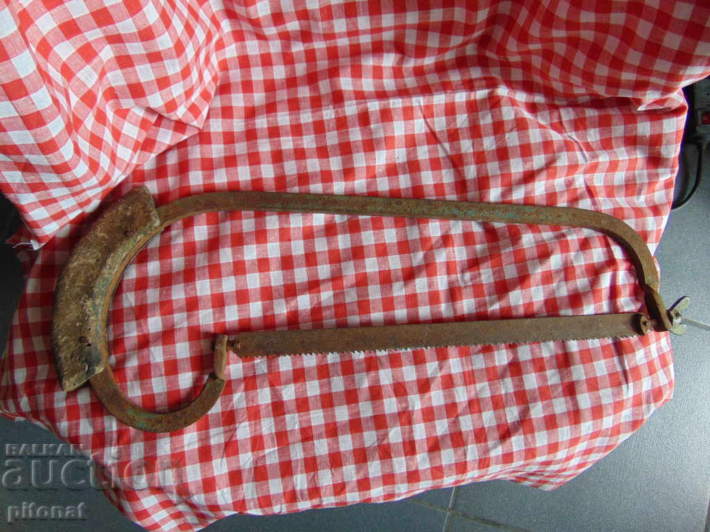 Authentic old forged hacksaw Authentic old forged hacksaw