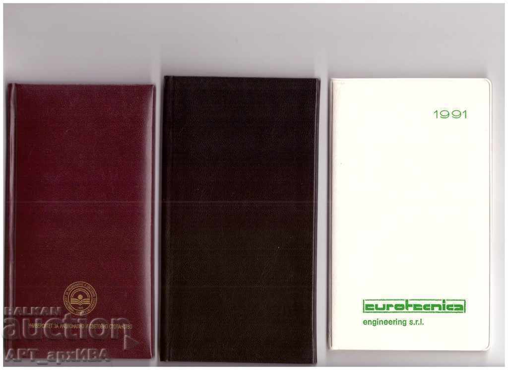 3 pcs. notebooks - notebook. When there were no SMARTPHONES!