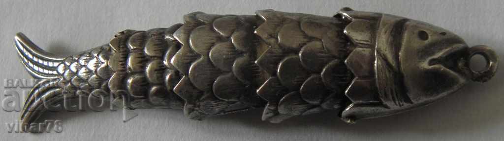 SILVER FISH pendant - 5 SILVER FISH pendant - 5