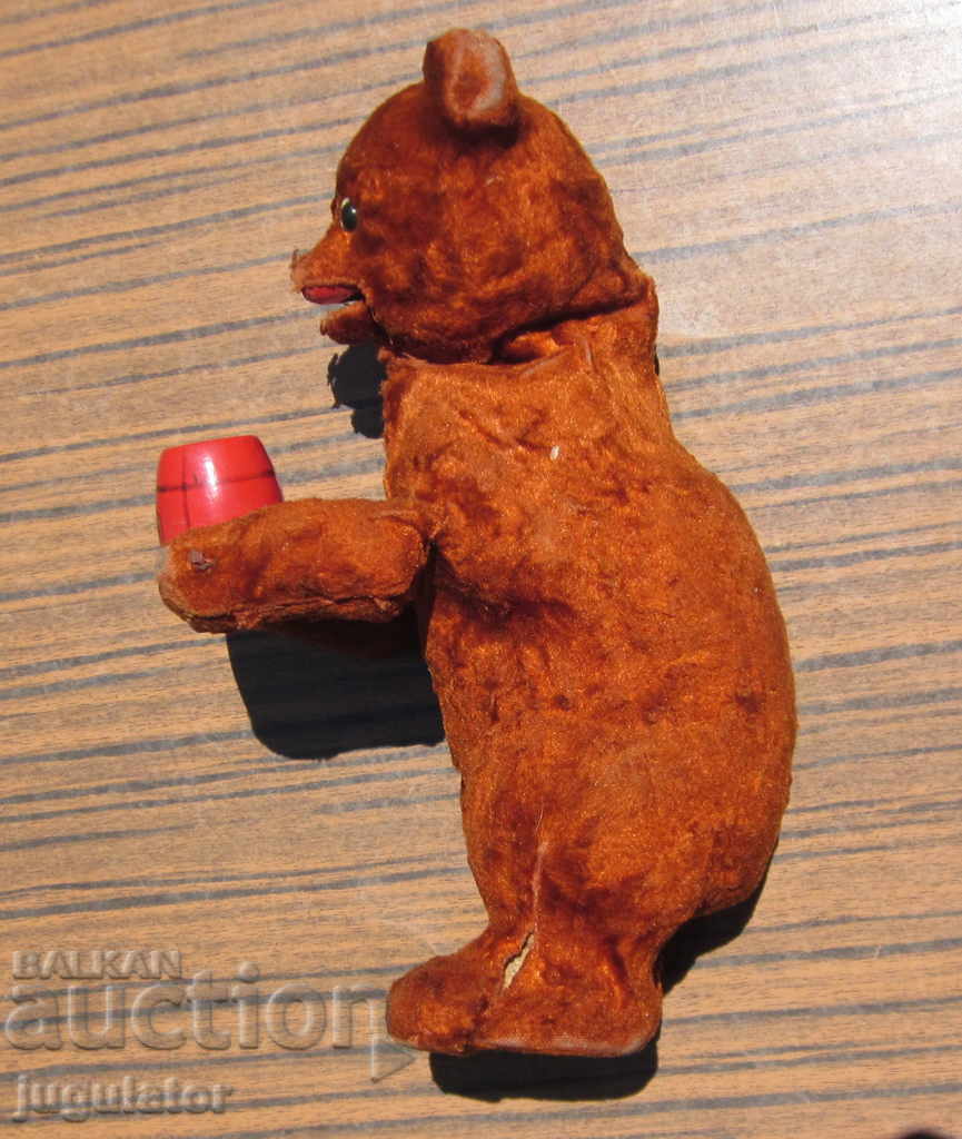 Auction  old Russian mechanical teddy bear teddy bear