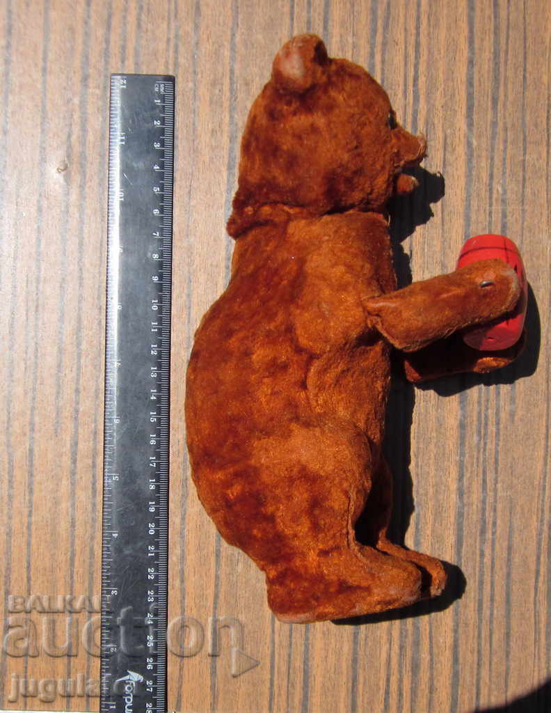 old Russian mechanical teddy bear teddy bear - 7