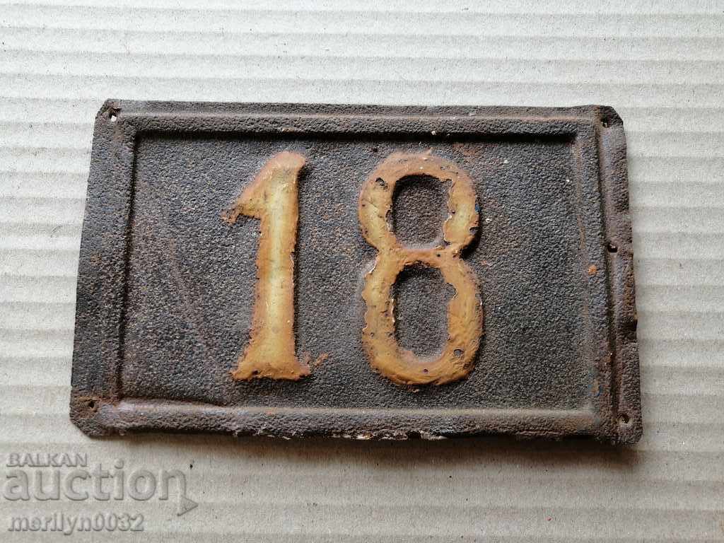 Royal plate, number plate