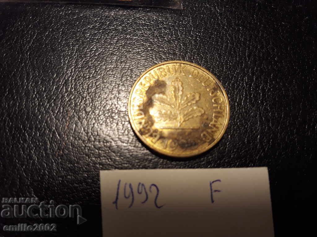 10 Pfening BDR F 1992 με τιμή 0.49 BGN | € 0.25 10 Pfening BDR F 1992 με τιμή 0.49 BGN | € 0.25