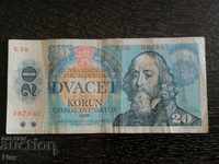 Bancnotă - Cehoslovacia - 20 de coroane 1988