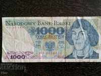 Banknote - Poland - 1000 zlotys 1982