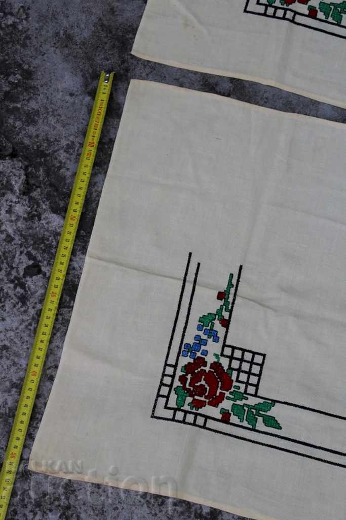 LOT PREPARATIONS FOR PILLOWS PILLOW PLATE EMBROIDERY ETHNO - 6 LOT PREPARATIONS FOR PILLOWS PILLOW PLATE EMBROIDERY ETHNO - 6