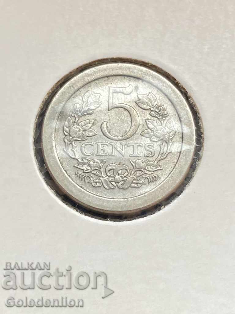 Olanda - 5 cenți 1907