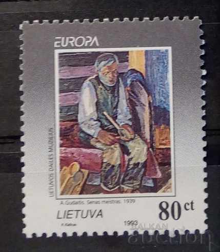 Lituania 1993 Europa CEPT Artă / Picturi MNH