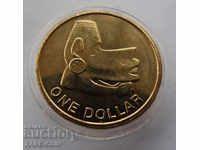 RS (21) Solomon Islands 1 Dollar 2012 UNC