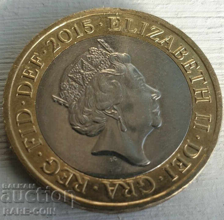 RS (21) Anglia 2 Pound 2015 UNC cu preț € 10.23 | 20.01 BGN