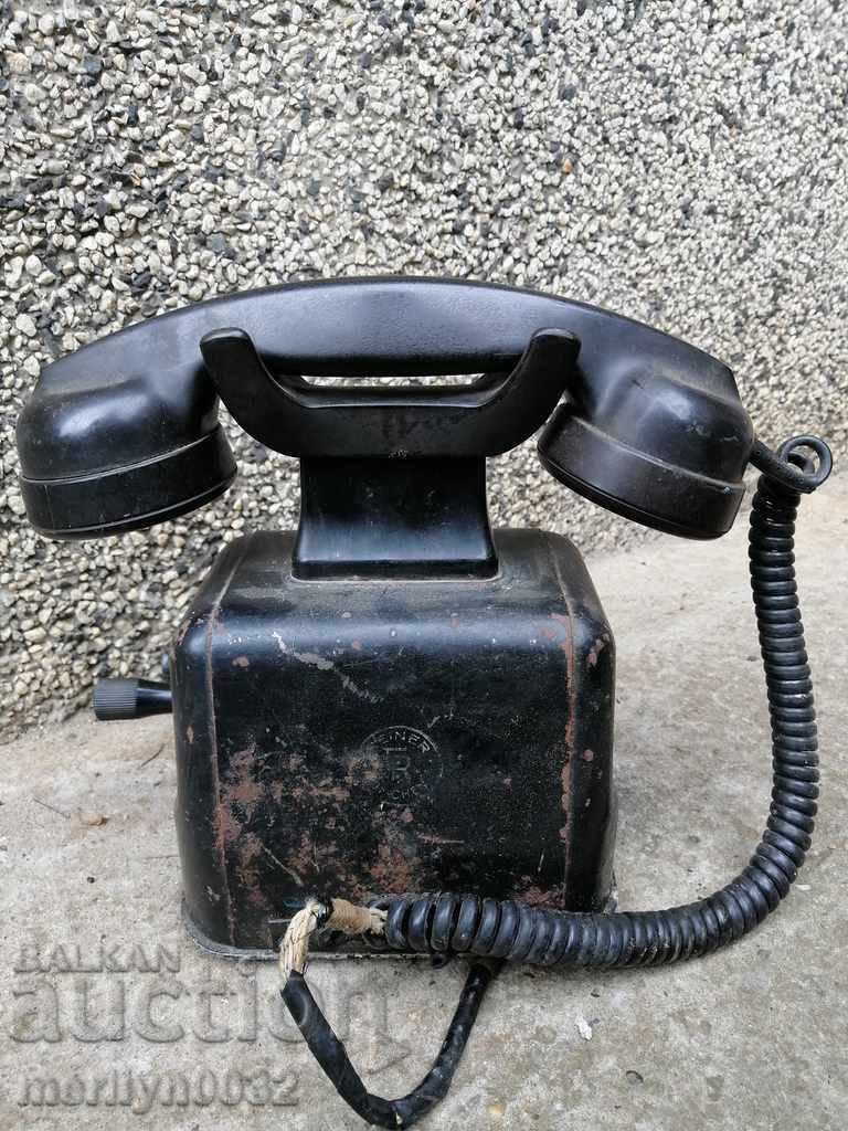 Telephone set German military telephone Kingdom of Bulgaria with price 119.50 BGN | € 61.10 Telephone set German military telephone Kingdom of Bulgaria with price 119.50 BGN | € 61.10