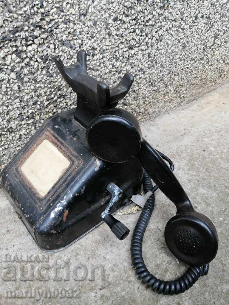 Auction Telephone set German military telephone Kingdom of Bulgaria Auction Telephone set German military telephone Kingdom of Bulgaria