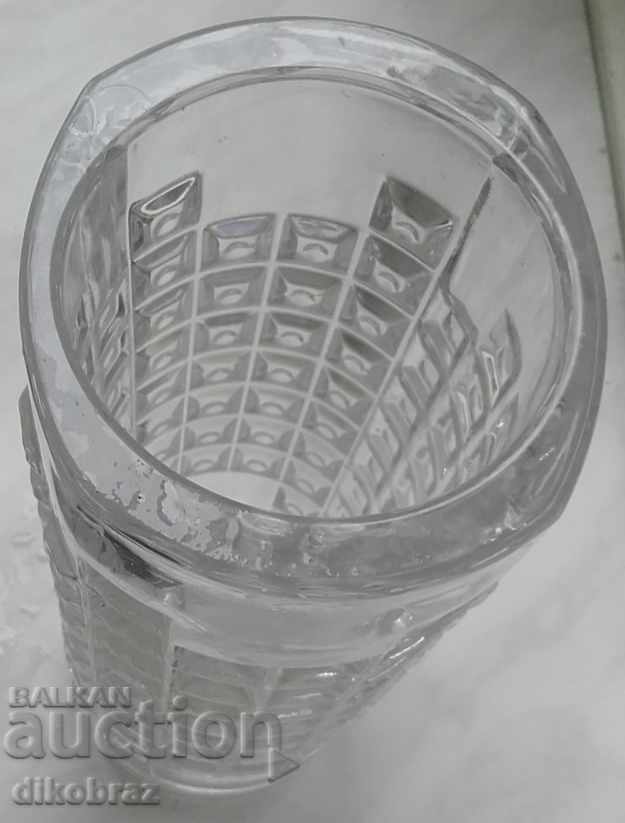 Delivery of Vase - glass / from socialism / 1970/80 Delivery of Vase - glass / from socialism / 1970/80