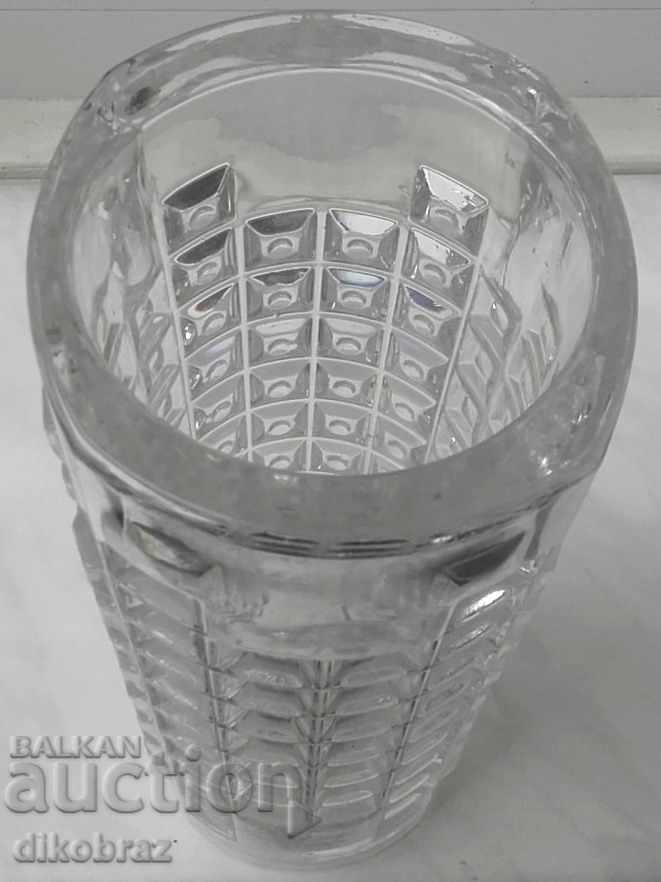 Vase - glass / from socialism / 1970/80 - 5 Vase - glass / from socialism / 1970/80 - 5