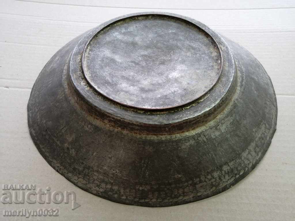 19th century Renaissance Sahan knockers in a copper panic plate - 5 19th century Renaissance Sahan knockers in a copper panic plate - 5