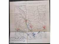 Стара карта | Завладяване на Качаник на 13.10.1915г.