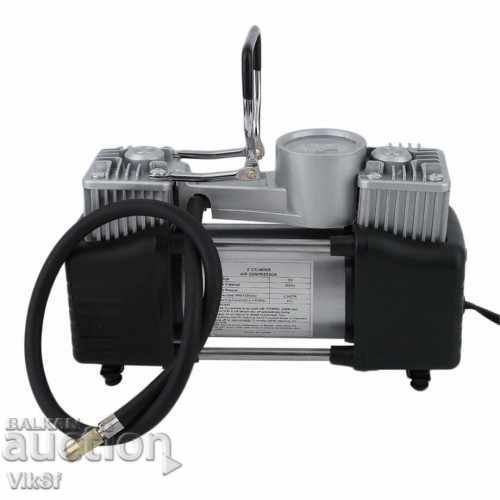 Delivery of Powerful two-cylinder car compressor