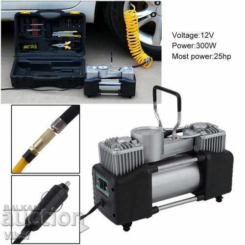 Powerful two-cylinder car compressor - 6