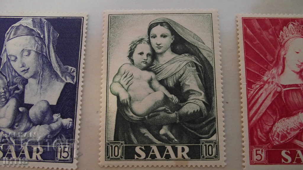 Auction STAMPS - "SAAR" / MADONNY - GERMANY - Auction STAMPS - "SAAR" / MADONNY - GERMANY -