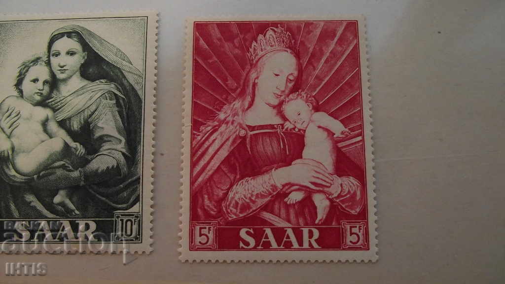 Delivery of STAMPS - "SAAR" / MADONNY - GERMANY - Delivery of STAMPS - "SAAR" / MADONNY - GERMANY -