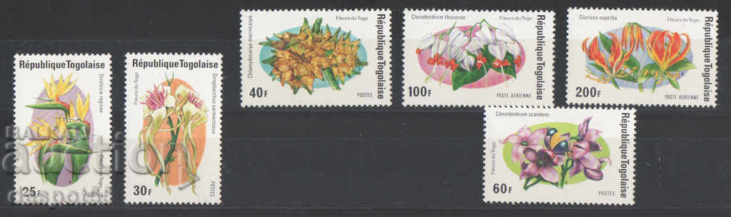 1975. Togo. Flowers.
