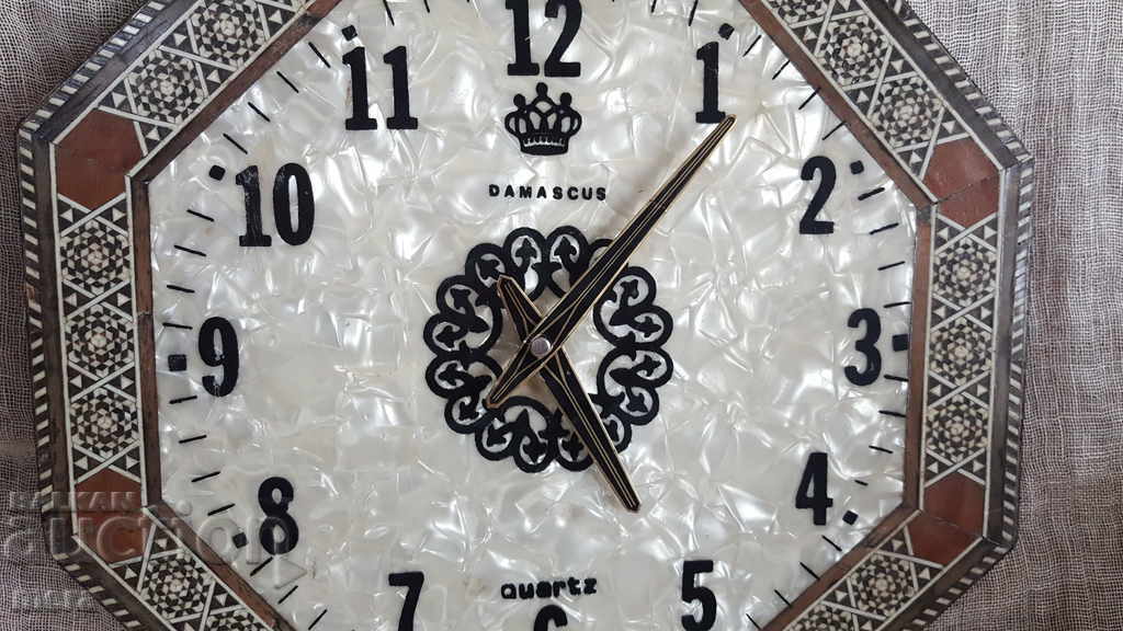 Delivery of Wall clock with mother of pearl and marquetry Delivery of Wall clock with mother of pearl and marquetry