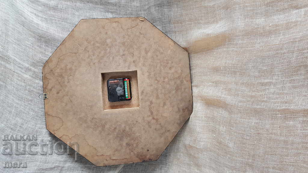 Wall clock with mother of pearl and marquetry - 5 Wall clock with mother of pearl and marquetry - 5