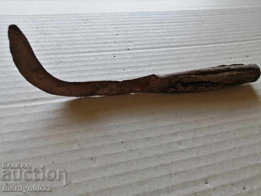 Auction  Hand-forged kosher kosher with wrought iron horns