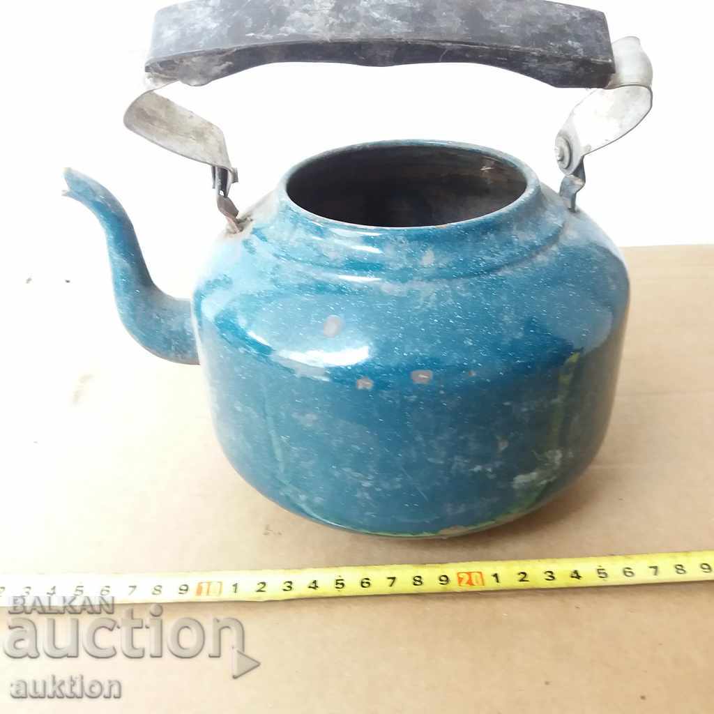 OLD SOC. ENAMELED TEAPOT with price 2.99 BGN | € 1.53 OLD SOC. ENAMELED TEAPOT with price 2.99 BGN | € 1.53