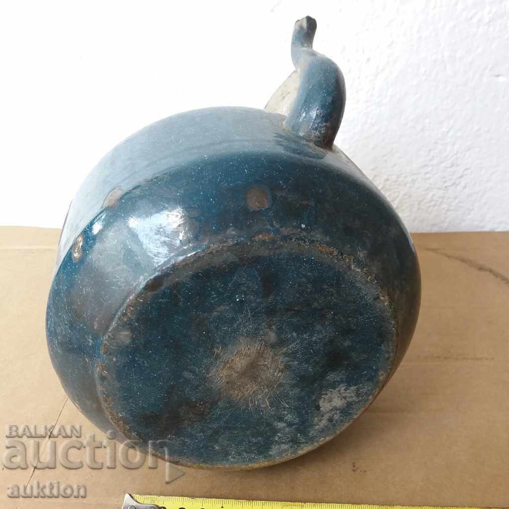 OLD SOC. ENAMELED TEAPOT - 7 OLD SOC. ENAMELED TEAPOT - 7