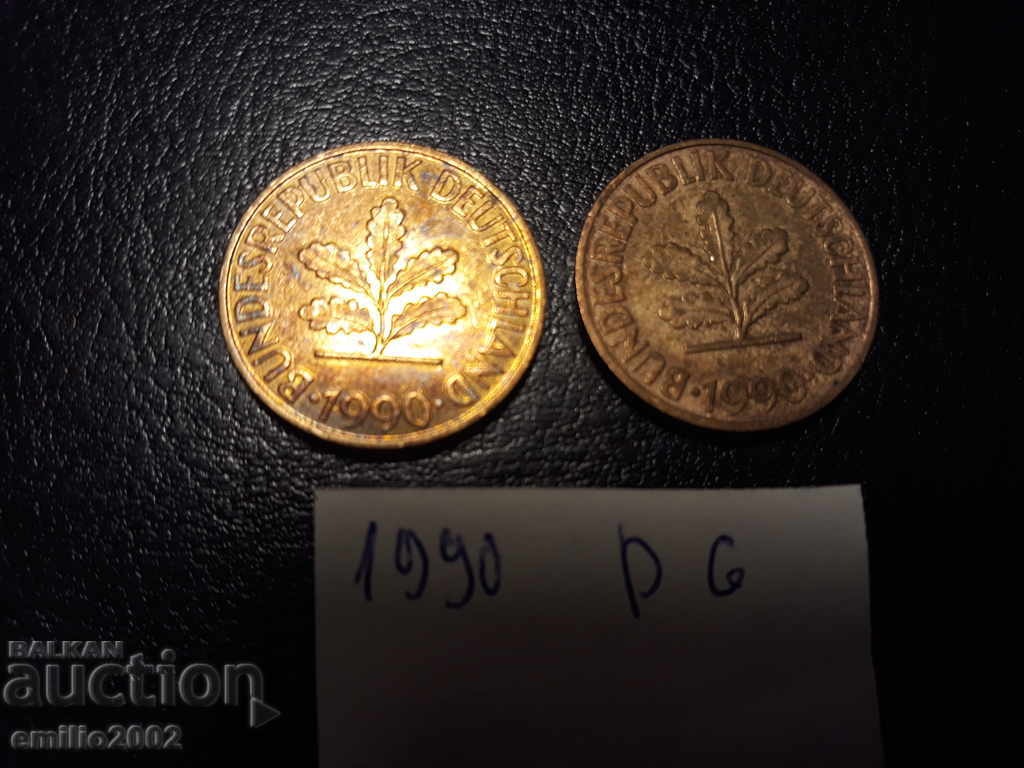 10 Pfening BDR DG 1990 with price 0.79 BGN | € 0.40 10 Pfening BDR DG 1990 with price 0.79 BGN | € 0.40