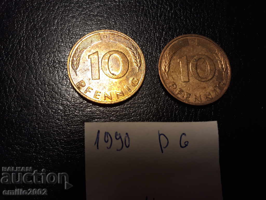10 Pfennig BDR DG 1990