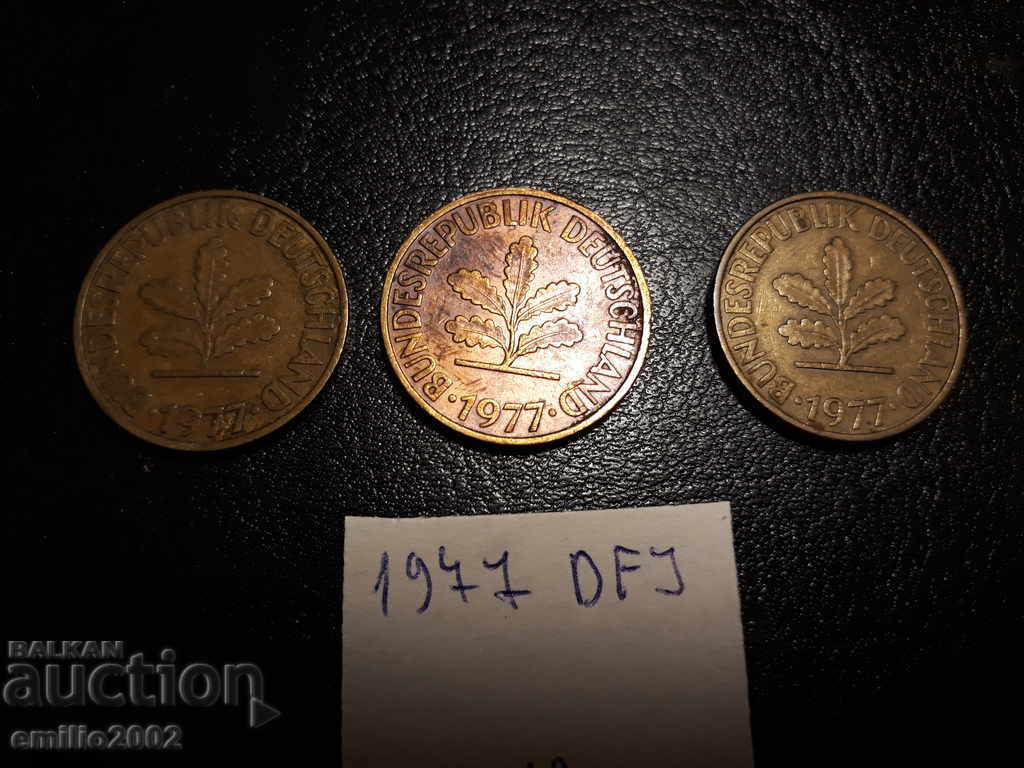 10 Pfening BDR DFJ 1977 with price 1.49 BGN | € 0.76 10 Pfening BDR DFJ 1977 with price 1.49 BGN | € 0.76