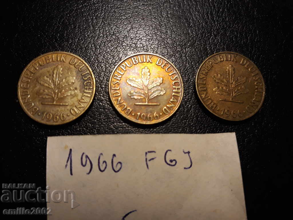 5 Pfennig BDR FGJ 1966 με τιμή € 0.76 | 1.49 BGN