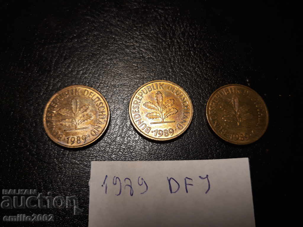 5 Pfening BDR DFJ 1989 with price 1.49 BGN | € 0.76 5 Pfening BDR DFJ 1989 with price 1.49 BGN | € 0.76