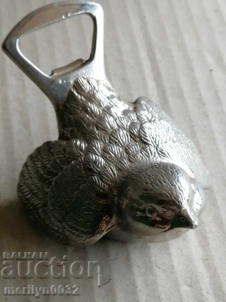 German opener with a figure of a bird for beer 80s. - 7 German opener with a figure of a bird for beer 80s. - 7