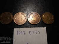 5 Pfennig BDR DFGJ 1987
