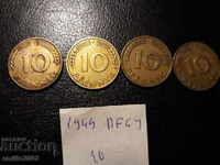 10 Pfennig RFA DFGJ 1949