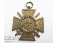 Old German Military Cross of Honor Hindenburg 1914-1918